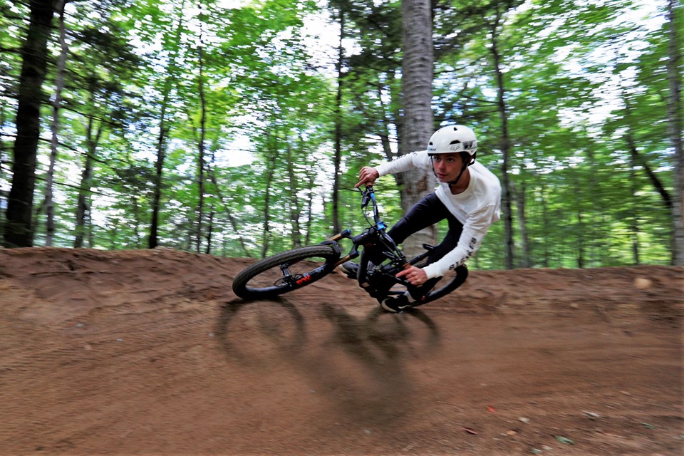 white peak mountain biking